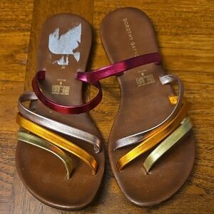 Multicolor Strappy Sandals